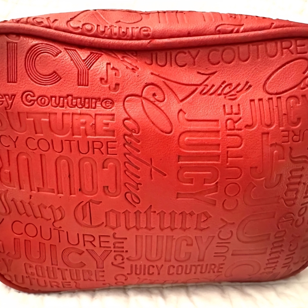 Eye-catching Juicy Couture Red Embossed Crossbody Bag